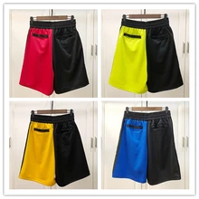 Высококачественные летние шорты с завязками для мужчин и женщин, удобные двухцветные шорты с принтом «danel Патрика»