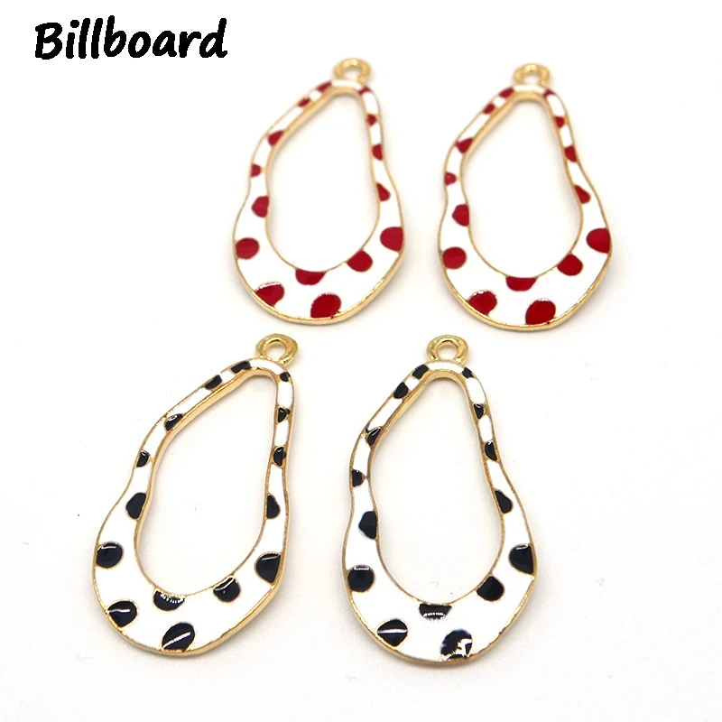 

6pcs/lot Enamel Hollow Jewelry Findings DIY Earring Findings DIY Jewelry Making Accessories Wholesale Lots Bulk