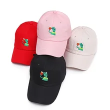 Новая Кепка в европейском и американском стиле, модная бейсбольная кепка для мужчин и женщин, индивидуальная бейсболка с изображением лягушки и шипа
