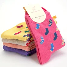 10 шт. = 5 пар/лот женские хлопок Носки для девочек яркие цвета хорошее высокого качества женские женский носок Сокс Мульти 15 цветов