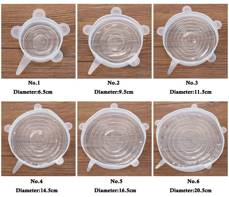 Meltset 6 шт./компл. силиконовые стрейч крышки овощи фрукты свежие держать крышка Microwavable еда обёрточная бумага кухня чаша горшок крышка