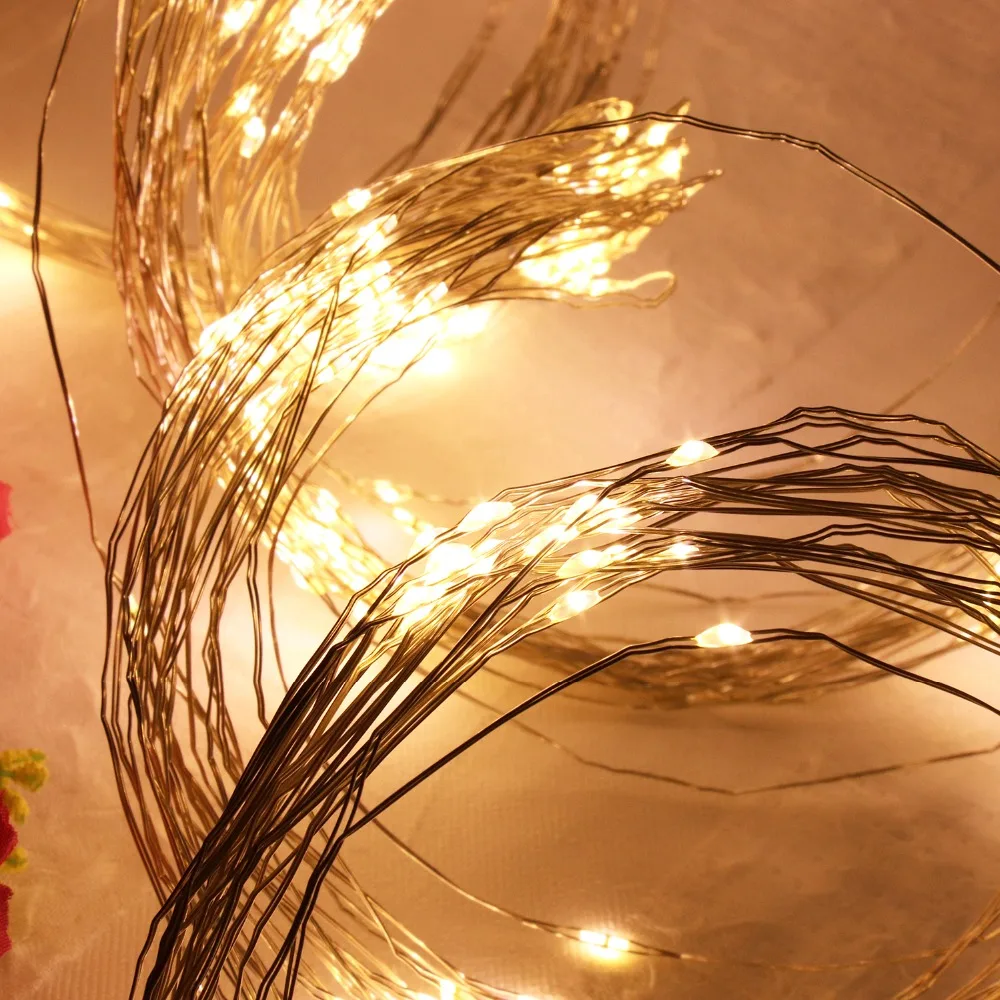 Рождественский светильник s Праздничная Декоративная гирлянда Сказочный светильник светодиодный светильник "Ветка ивы" Рождественская гирлянда украшение окна 20 линий DC12V