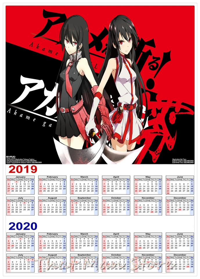 31 Anime Calendar 2020 Wallpaper
