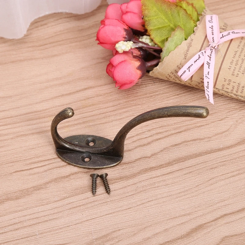

Vintage Retro Clothing Hook Hat Coat Clothes Towel Organizer Wall Door Hanger