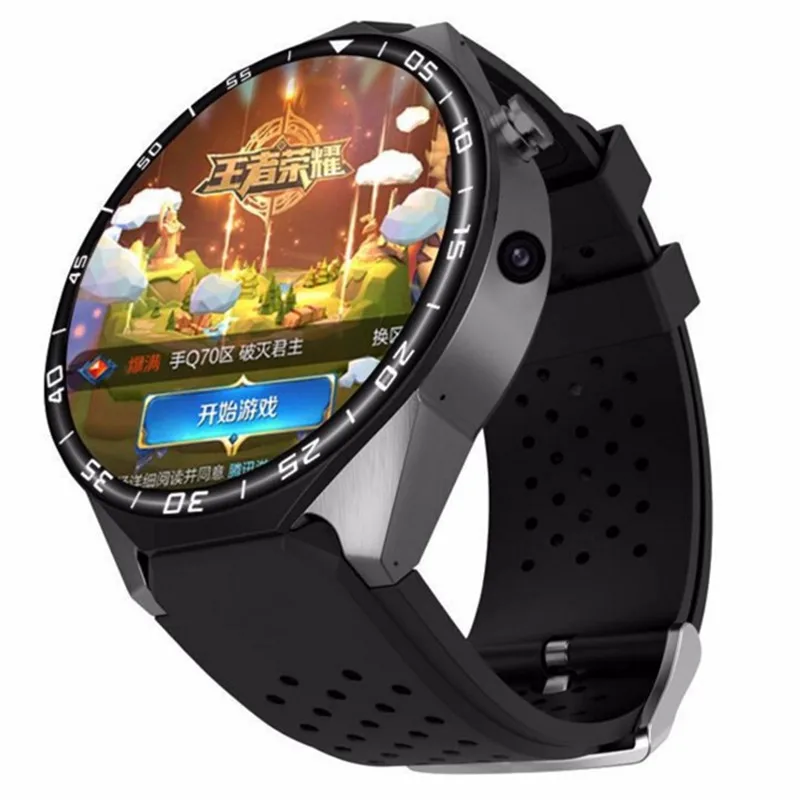 3G Android 5.1 Smart Watch Wristwatch 1GB Ram MTK6580 16G Rom Quad Core 5.0MP Camera Pedometer Heart Rate Wifi GPS SIM Bracelet