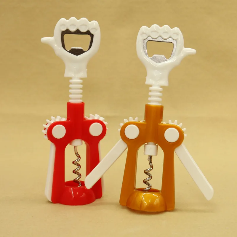 

2 in 1 Red Wine Bottle Opener Beer Bottle Opener Beverage Bottle Opener Tool Multifunctional Creative Bar Tool Banquet Supplies