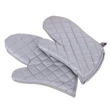 UESH-1 пара термостойкие-стеганые-подкладка-кухня-духовка-рукавица-перчатки