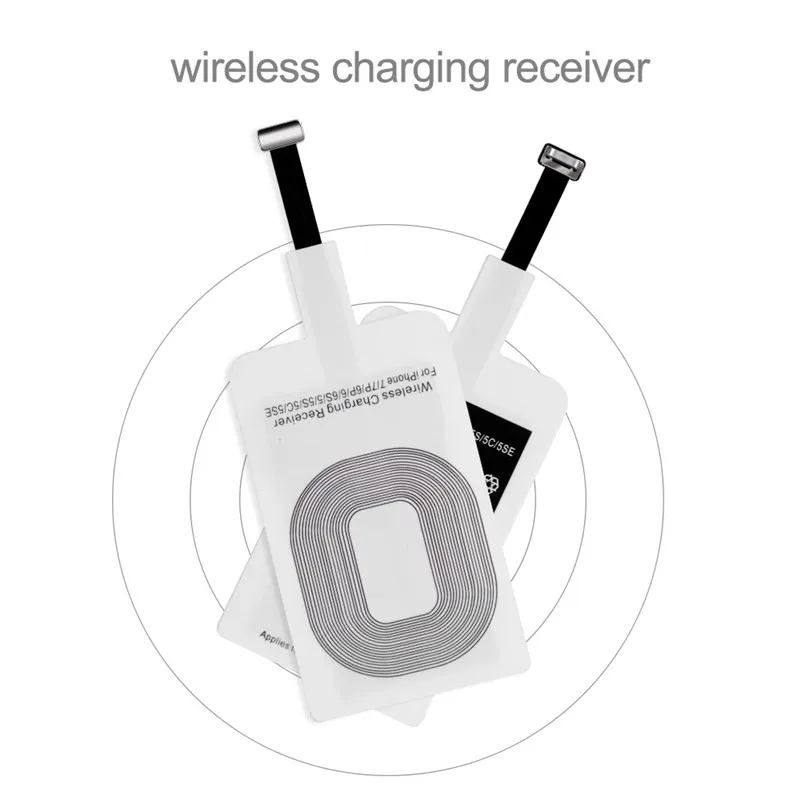 KingFriend QI беспроводной приемник зарядного устройства для iPhone 5S 7 6 Plus Универсальный