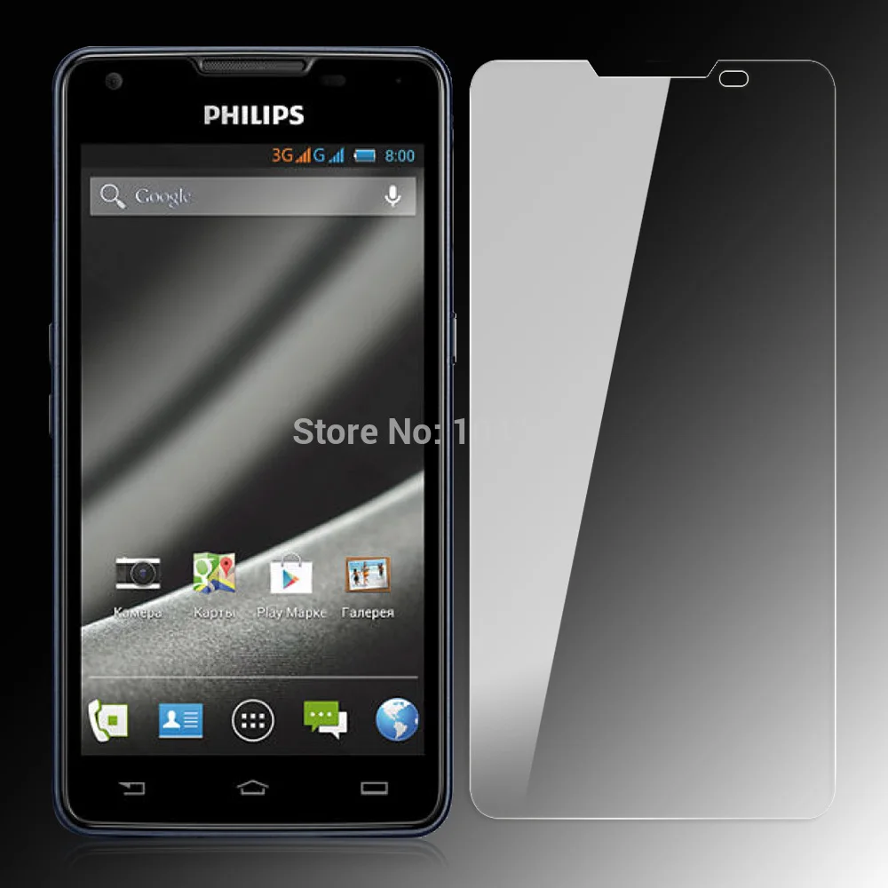 KOC1809-3_JONSNOW 9H Tempered Glass for Philips W6610 W6618 2.5D Front LCD High Clear Explosion-proof LCD Screen Protector Film