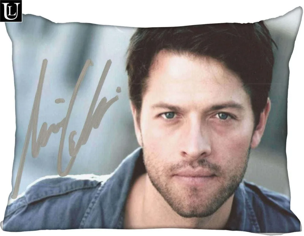 Изготовленный На Заказ Misha Collins Прямоугольная подушка крышка Размеры 45x35 см (с