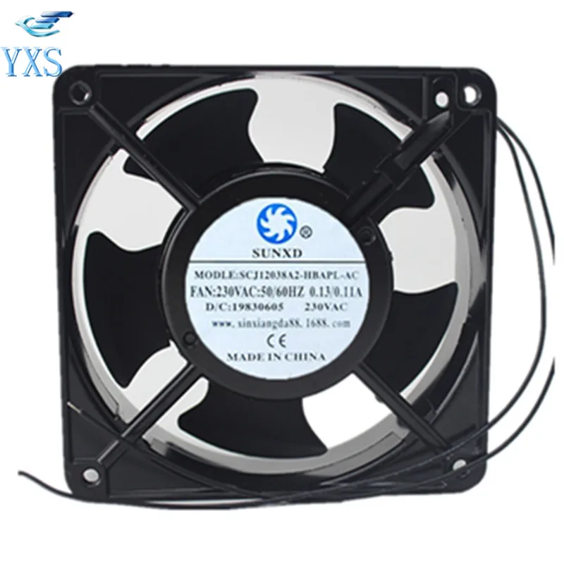 SIBASS SE-12038ASL 4" Cooling Fan 220 V Ac 23 W Black (120mm X 120mm X  38mm) at ₹ 150/piece | Panel Fan in New Delhi | ID: 2854065164491 New SCJ12038A2-HBAPL-AC 230V 0.13/0.11A 120MM Cooling Fan