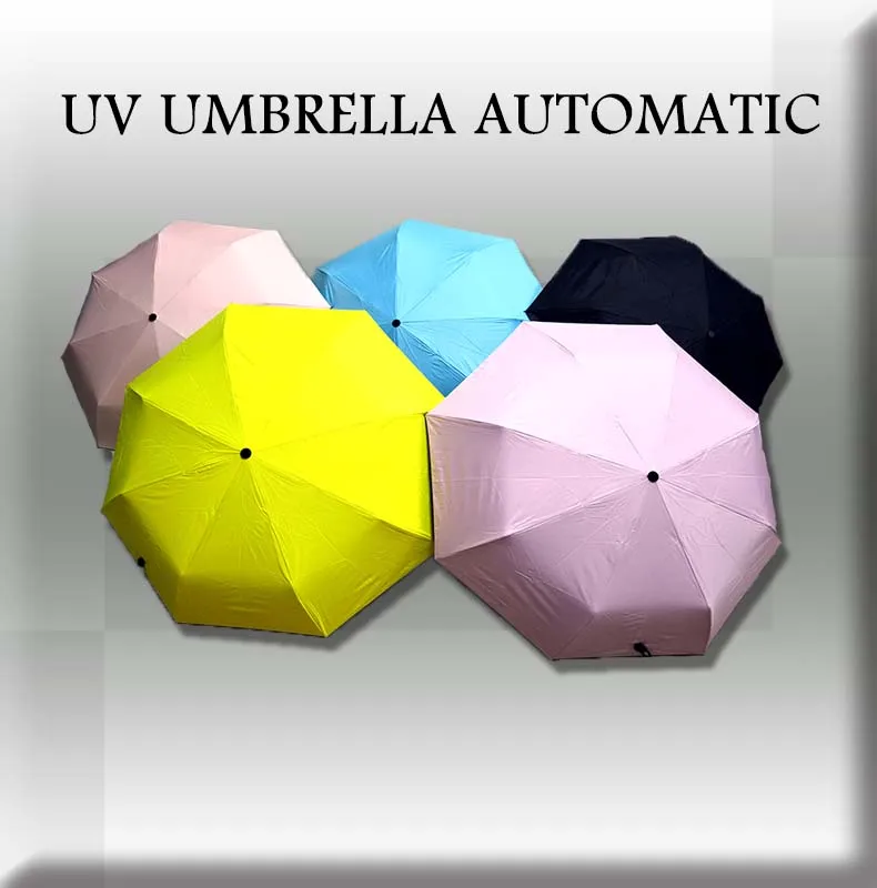 FR Windproof Women Umbrella Rain Pongee Folding Automatic Umbrella For Man Anti Sun Uv Umbrellas Protection Colourful For Travel1 (19)
