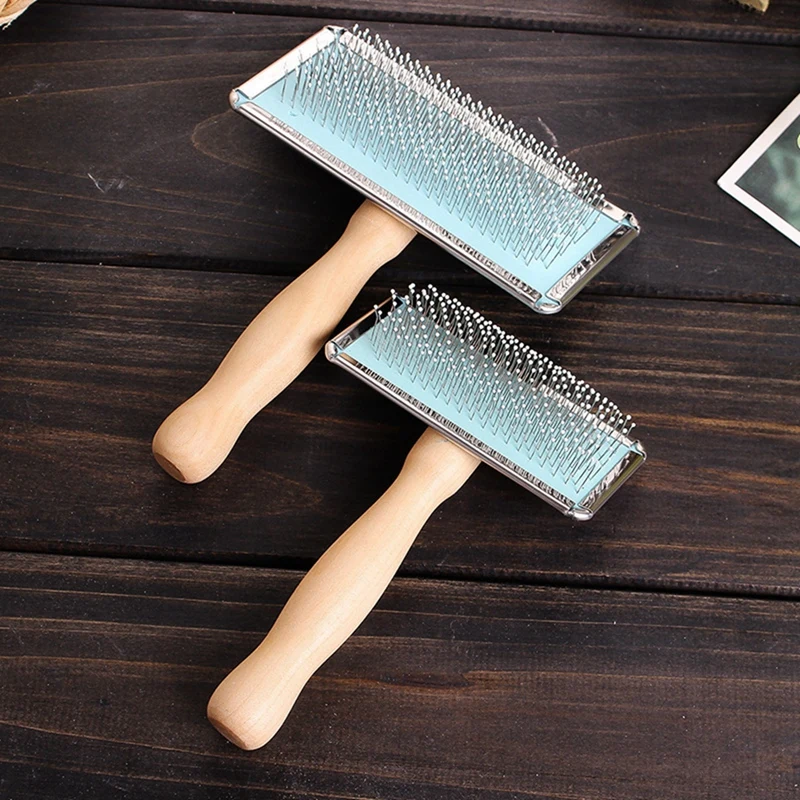 

Hair Removal Comb for Dogs Cat Detangler Fur Trimming Dematting Deshedding Brush Grooming Tool For matted Long Hair Curly Pet PY