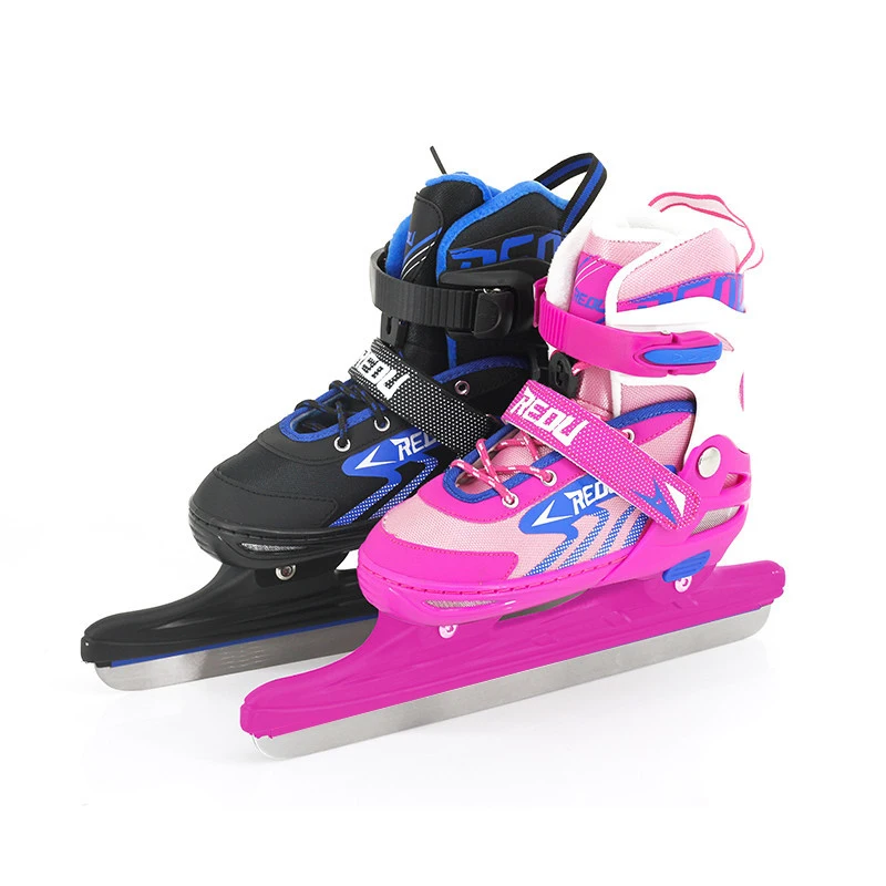 

2018 Adult Women Children Racing Speed Figure Ice Skates Ski Shoes Adjustable Ice Blade Thermal Adjustable Thicken For Kids Girl