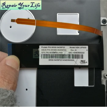 

Repair You Life Laptop keyboard 90NB0201-R32SP0 0KN0-N43SP23 0KNB0-6629SP00 9Z.B8UUB.N0S backlit with silver C shell