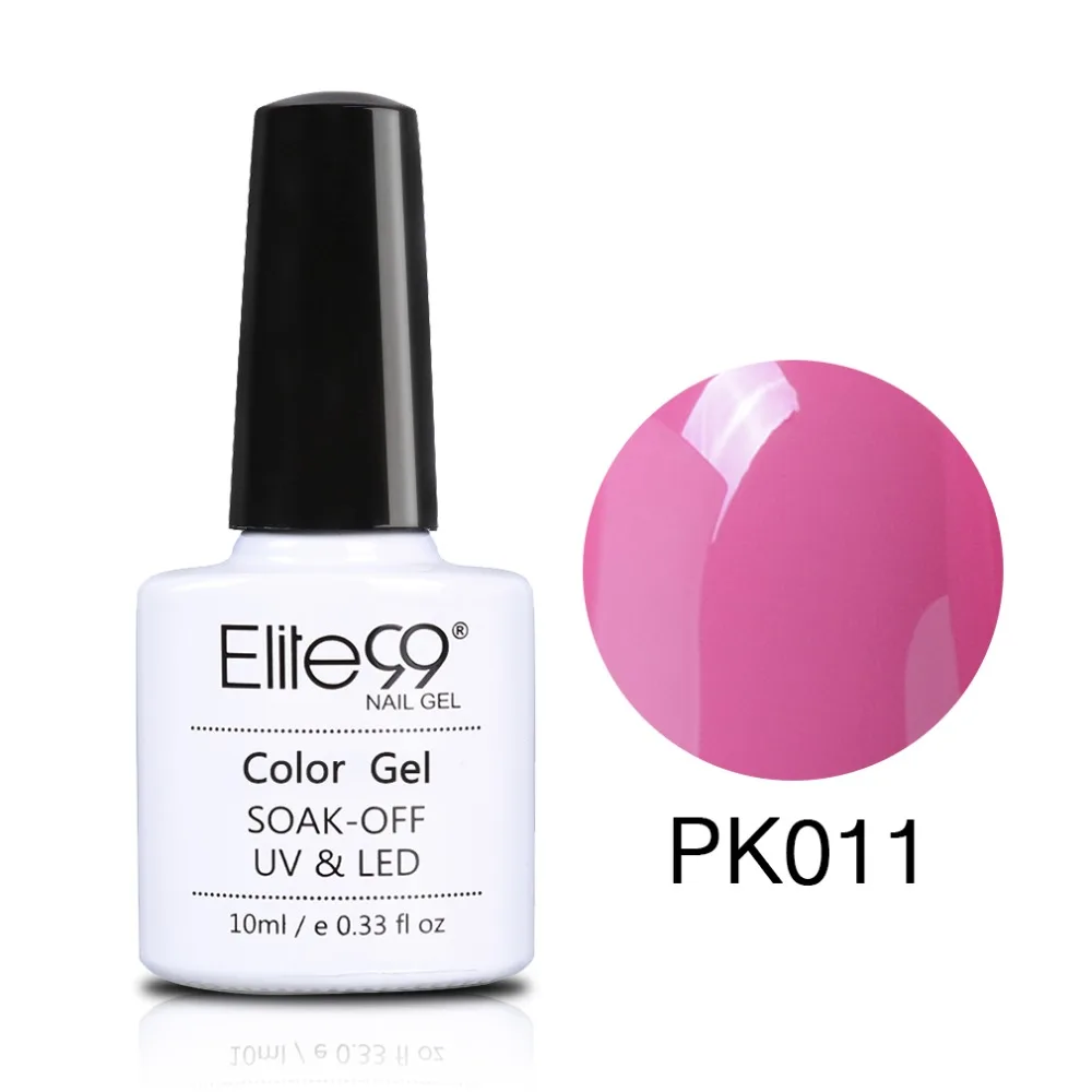 Elite99 12 шт розовый цветной гель милый набор для ногтей лак 10 мл Лак розовая серия УФ