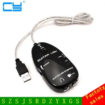 

Electric Guitar to USB Interface Link Audio Cable Recording Adapter for PC New