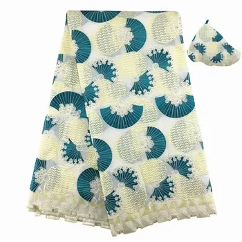 

White swiss voile lace in Switzerland 100% cotton laces high quality 078 5yards dubai african Lace For Wedding Party