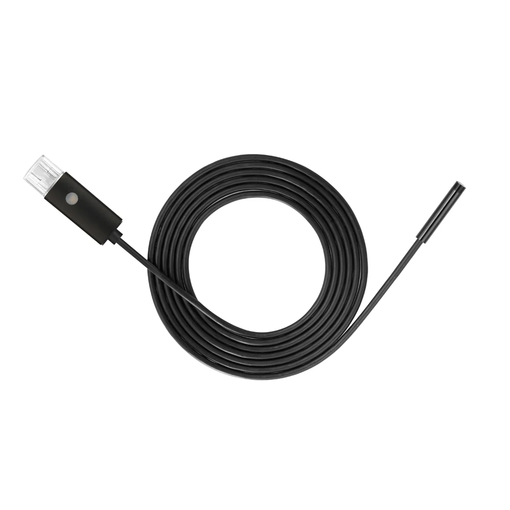 

KKMOON 7mm 2m Mini USB Endoscope 2 in 1 USB microscope Borescope Inspection Camera digital magnifier for Android Phones PC