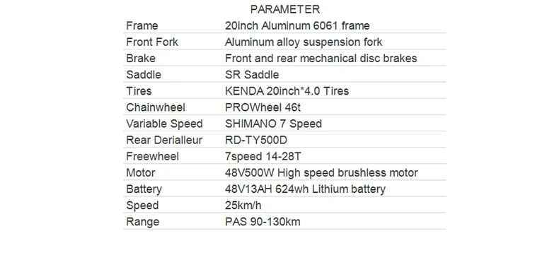 Flash Deal Bike And Electric Bike 48v500w 4.0 Fat 624wh Electric Mountain Bike Tires Of The Lithium Battery Of The Beach Leisure Emotor 13