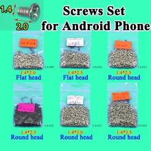 Cltgxdd, плоская головка/круглая головка, новинка M1.4, 2,5 мм, 3,0 мм, 3,5 мм, винты для телефона, набор для телефона на Android