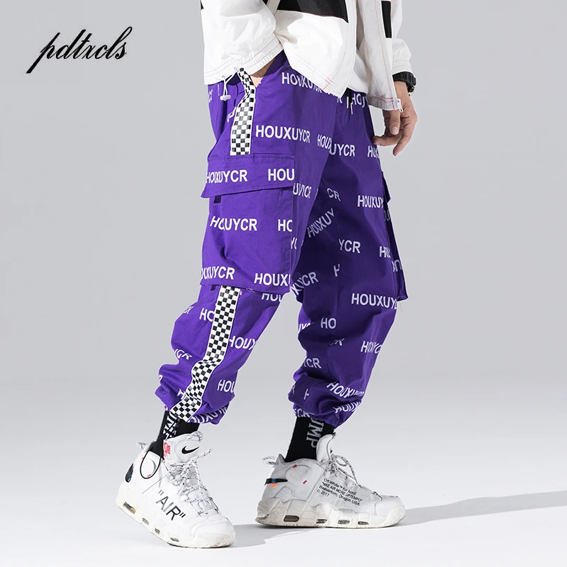 

New Arrival Harajuku Japanese Style Letter Printed Fashionable Men's Jogger Trousers Hip Hop Autumn Casual Male Harem Pants
