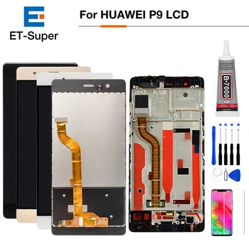 

Original 5.2" IPS LCD For HUAWEI P9 Display Touch Screen Digitizer with Frame for HUAWEI P9 Display EVA-L09 EVA-L19 LCD Repair