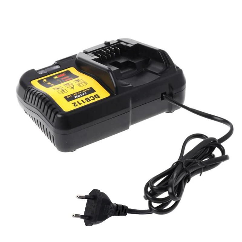 Dcb112 Li-Ion Батарея Зарядное устройство для Dewalt 10,8 V 12V 14,4 V 18V Dcb101 Dcb200 Dcb140 Dcb105 Dcb200 черный