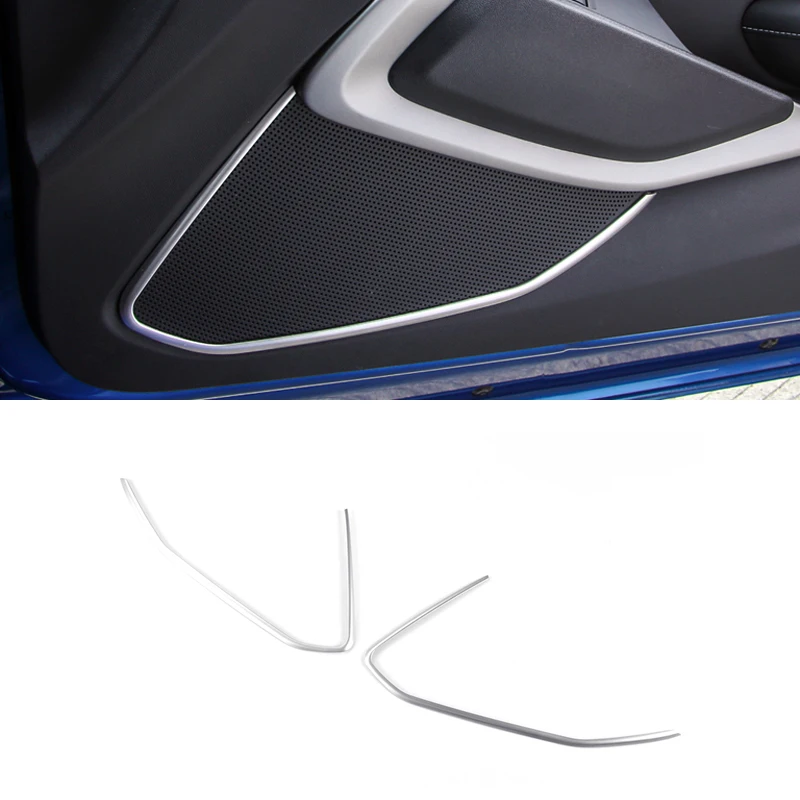 

Interior Accessories Door Inner Speaker Covers Decoration Trim ABS 2pcs For Chevy Chevrolet Camaro 2016 2017