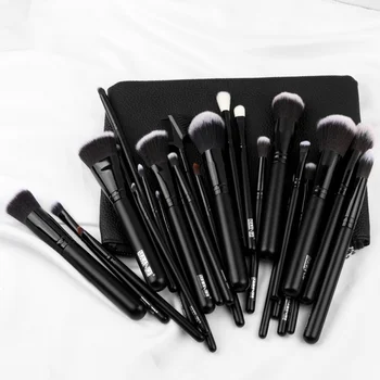 

27Pcs Makeup Brushes Set Foundation Powder Highlight Contour Eyes Shadow Lips Brush Natural Hair Makeup Brush Kit With PU Bag Y1