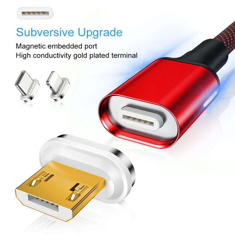 Elough Espark Magnetic charging Cable For Iphone XS Cable Type c Micro USB Cable Fast Charging Magnetic charge Cable magnet code Elough Espark Magnetic charging Cable For Iphone XS Cable Type c Micro USB Cable Fast Charging Magnetic charge Cable magnet code