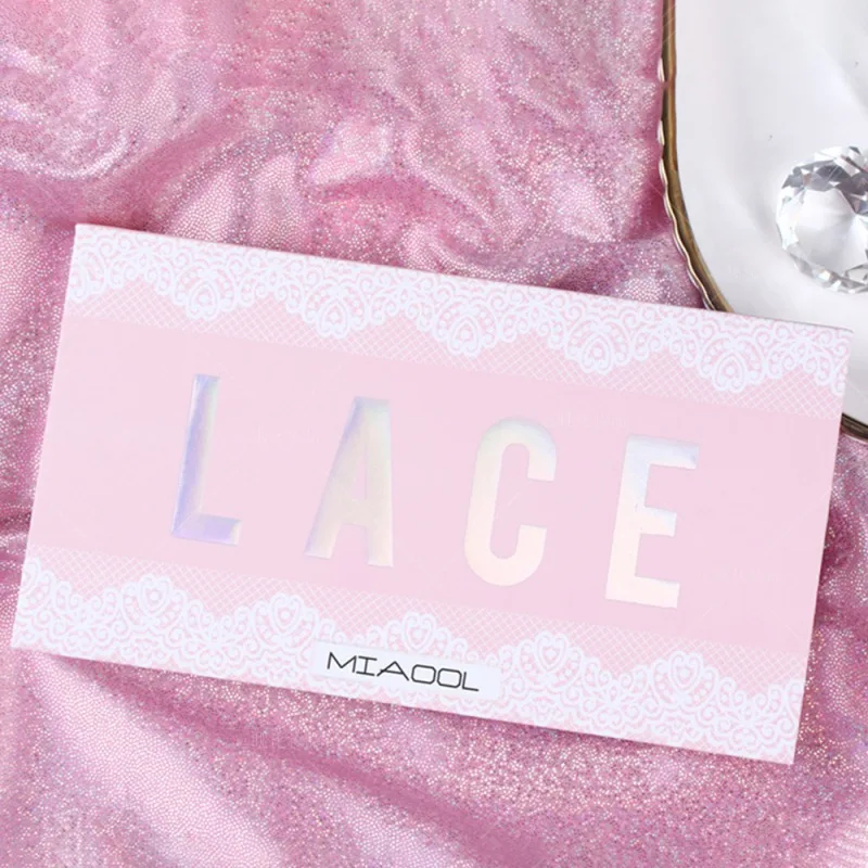 

18 Colors Lace Eyeshadow Makeup Palette Matte Eye shadow Palette Shimmer and Shine Diamond Eyeshadow Powder Pigment Cosmetics