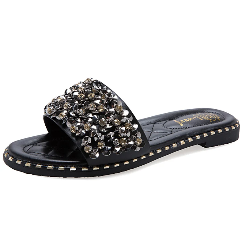 2019 New Ladies Beach Slippers For Women Bedroom Home Indoor Outdoor Summer Slippers Flip Flops Slides Women Shoes Soft