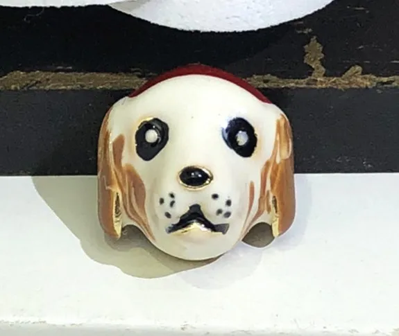

Wholesale 10pieces New High grade metal Dog head Overcoat coat Buttons jacket shirt Sweater button 15mm 1.5cm Free shipping