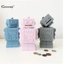 2016 INS Nouveau Mignon M. ROBERT Silicone Tirelire Enfants Chambre Décor, Saving Pot Tirelire Dans des Boîtes De Rangement et Bacs Enfants de Jouet