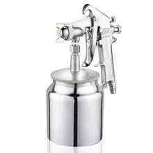 F75 400ML Pneumatic Spray Gun Airbrush Sprayer Alloy Painting Atomizer Airbrush Tool With Hopper For Cars Furniture