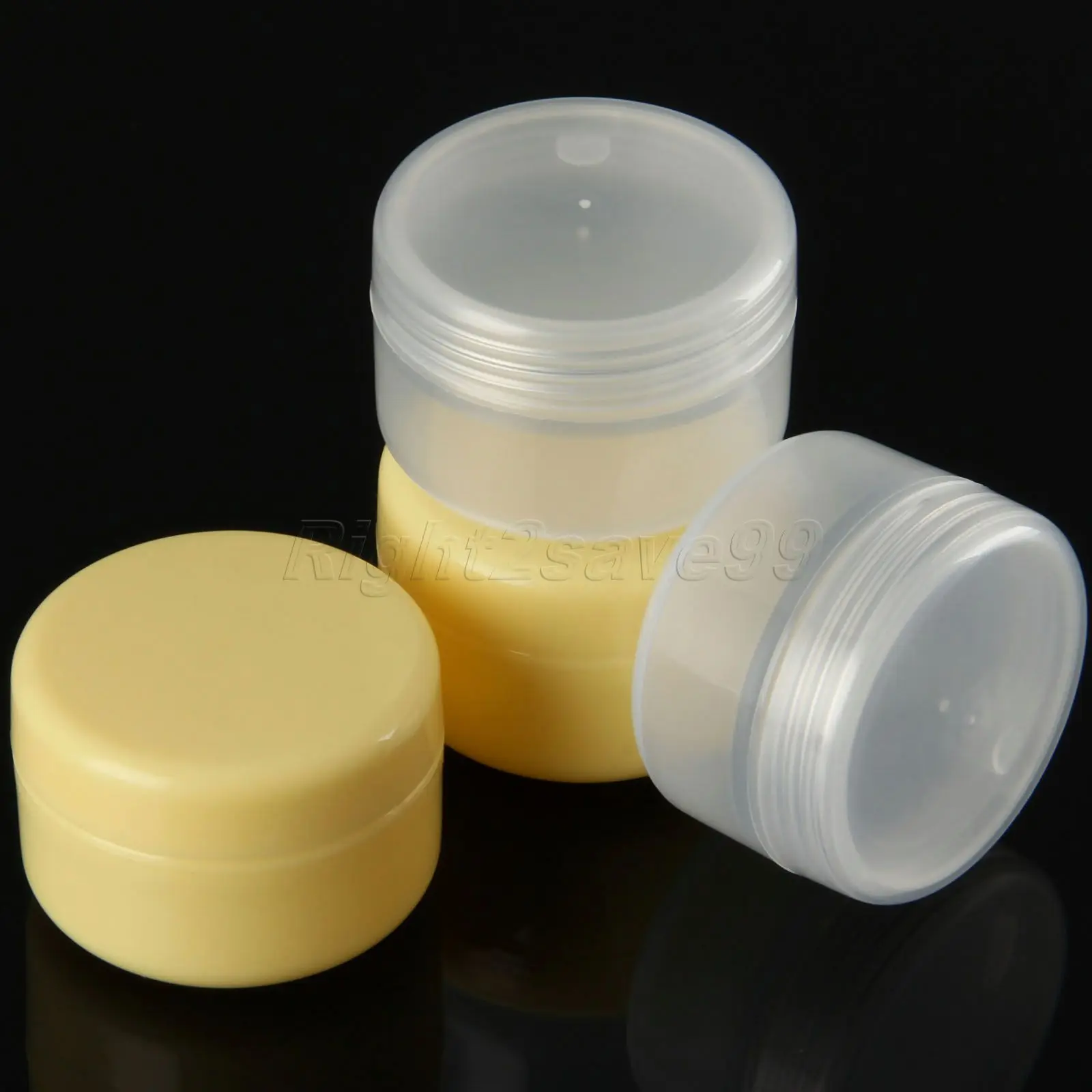 High Quality 5pcs 20ml PP cream Jar boxes 20g Empty Plastic Cosmetic
