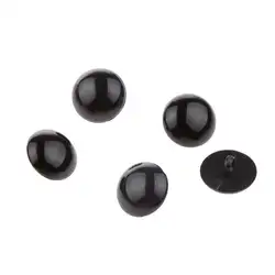 100 x кнопки гриб бомба ПЭТ глаза для кукол сшитая Одежда DIY черный