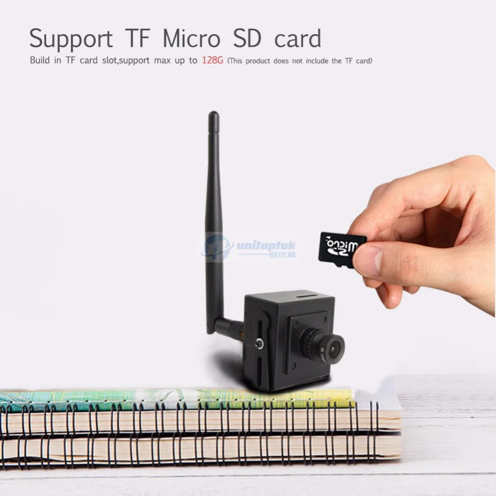 Мини камера безопасности HD 2MP Беспроводная IP Wifi CCTV сетевая микрофон SD карта
