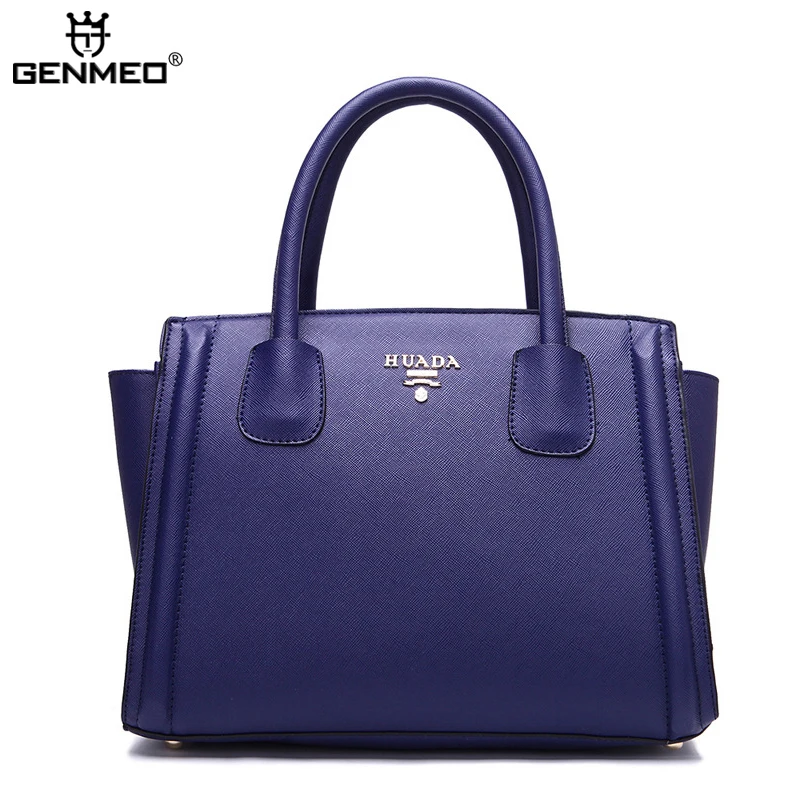 

GENMEO New Arrival Luxury Handbags Women Bags Designer Famous Genuine Leather Bag for Women 2019 Bolsa Feminina