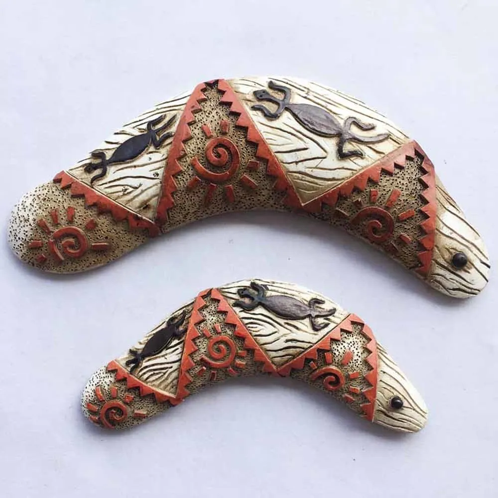 

New Australia Fridge Magnet 3D Indigenous Darts World Travel Toursit Souvenir Refrigerator Magnetic Stickers Home Decor