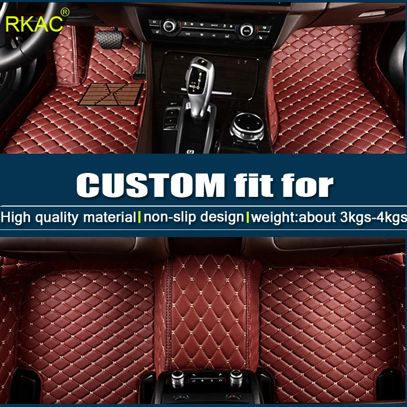 Special make car floor mats for Audi A8 L A8L 3D foot case all weather