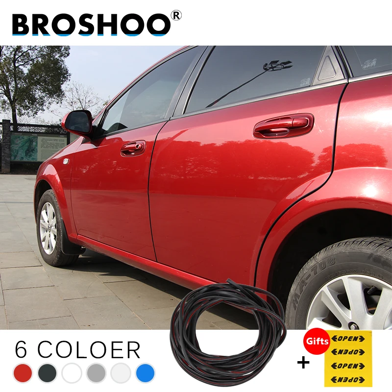 Протектор для края автомобильной двери BROSHOO резиновые полоски наклейки Chevrolet Sail