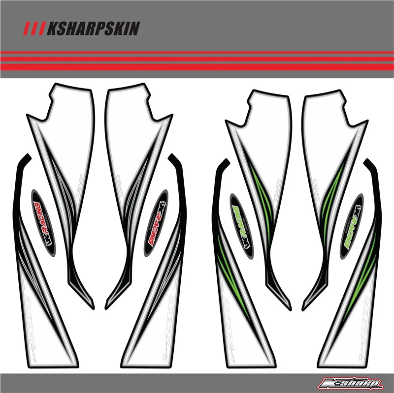 

Front Fairing Motor Number Board 3D Gel Protector for KAWASAKI ZX10R NINJA 2010