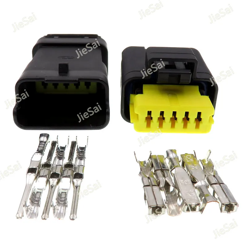 5 Pin Female Male 1.5mm Waterproof Automobile Auto Electric Wire