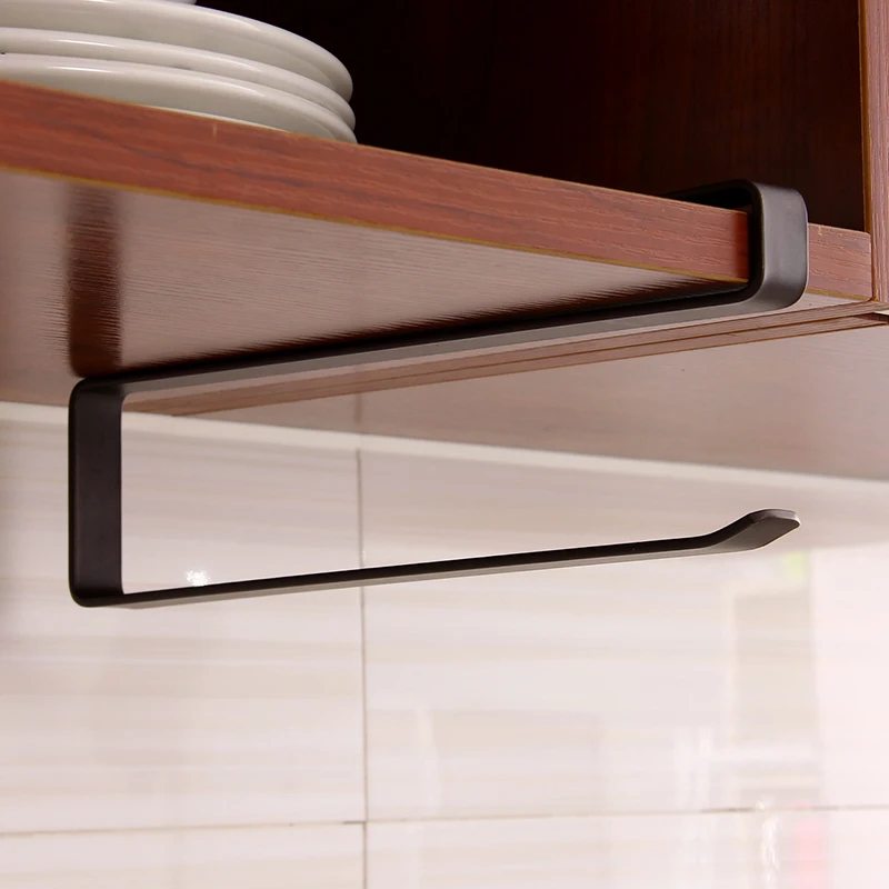 New style metal Kitchen Cupboard door paper holder Creative design