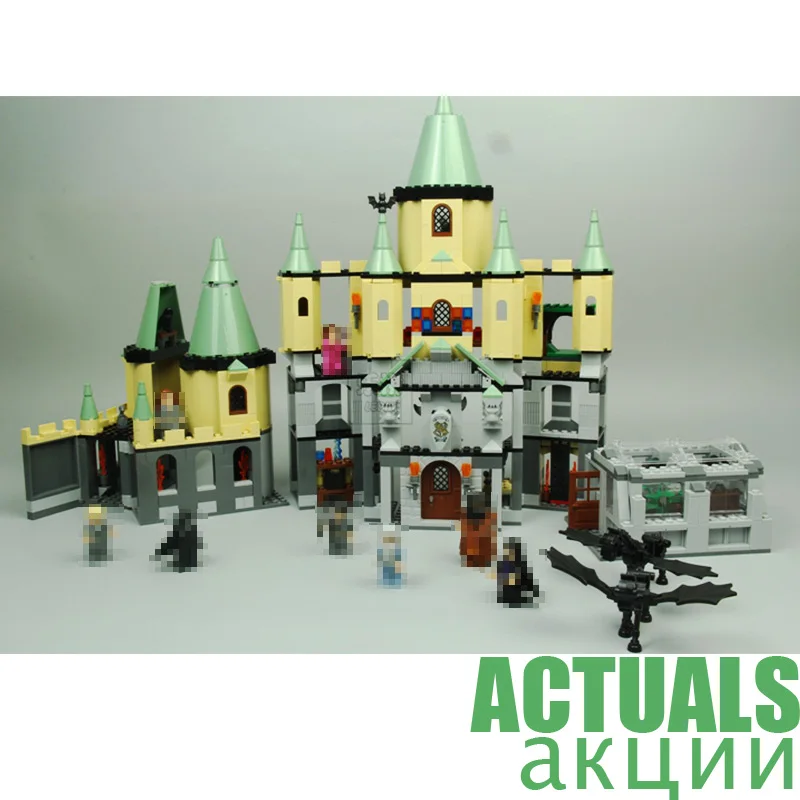 

Lepin Movie Harry Potter Magic Hogwort Castle 16029 1033Pcs Model Enlighten Building Blocks Bricks DIY Toys for Children 5378