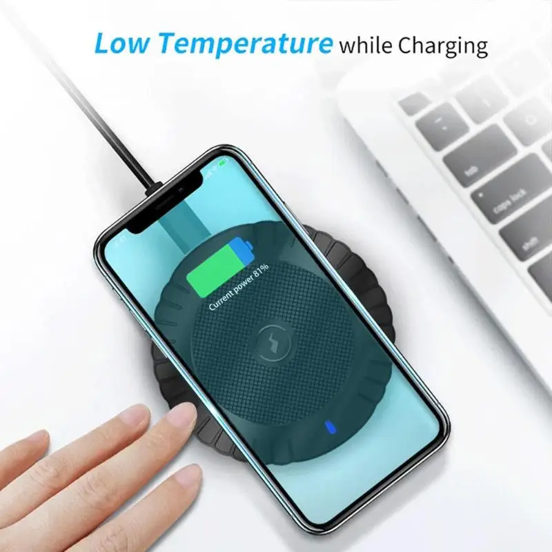 

Qi Wireless Chargers Quick Charge 5W Fast Charging for iPhone X 8/Samsung