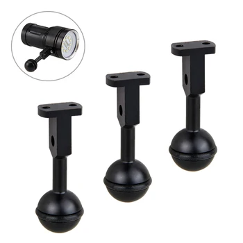 

3 pcs/lot Diving Flashlight Mount Light Holder Stand Ball Clamps Bracket Stand Mount Support for Diving Photography Video