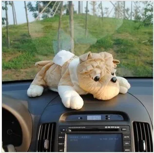 

Car home dual-use cartoon belldog tissue box dog tissue box